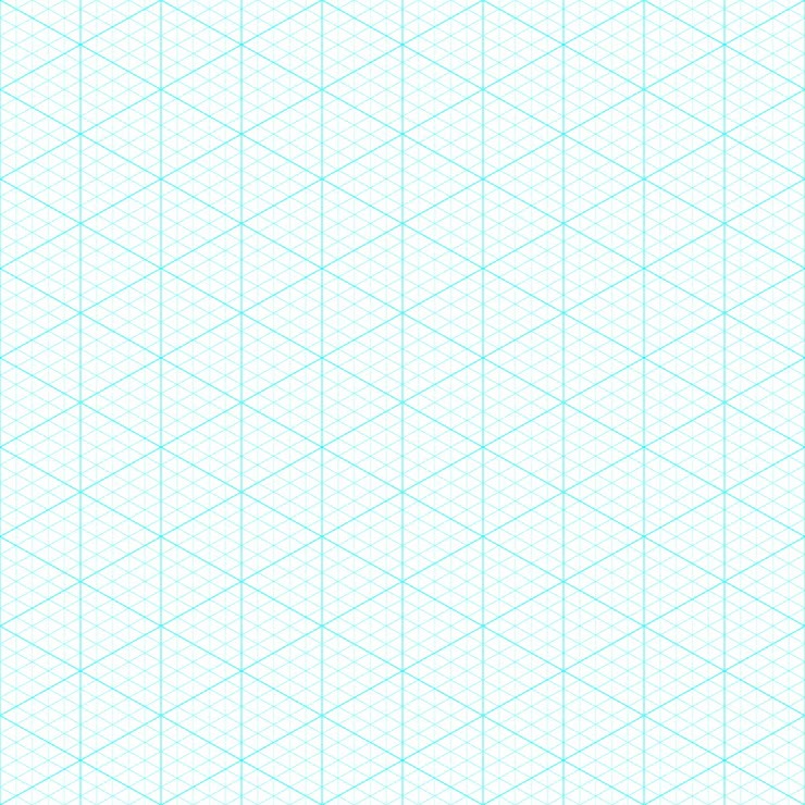 Isometric graph paper -
          dotted